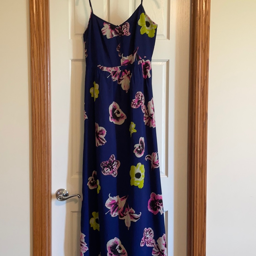 JCrew Floral maxi dress